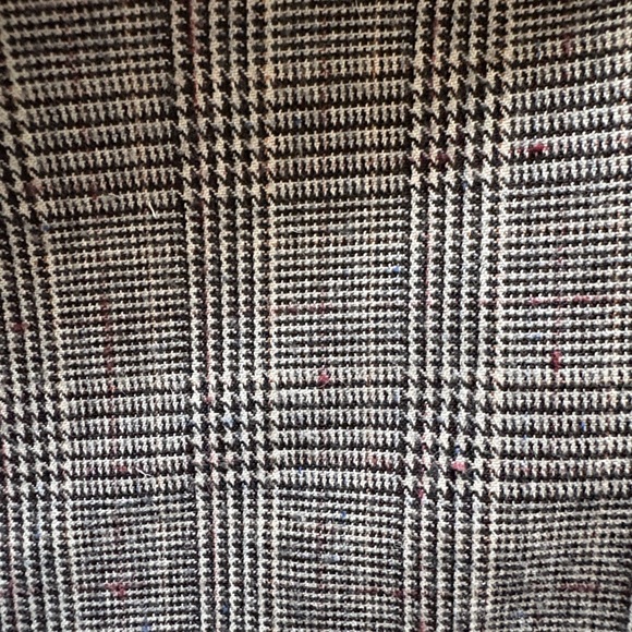 Free people X Saylor Susie Plaid Blazer Grey Check Size Small - Picture 13 of 13